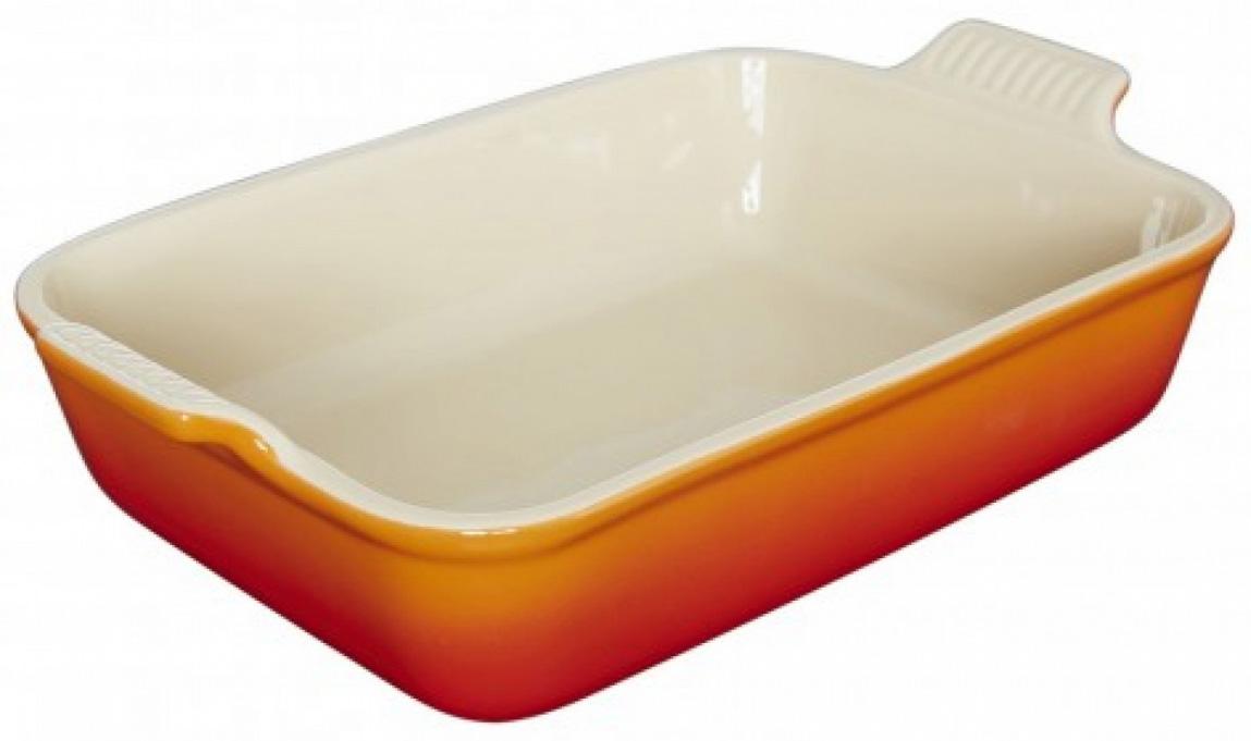 

LE CREUSET Блюдо прямоугольное, 16х19 см, оранжевая лава, Оранжевый