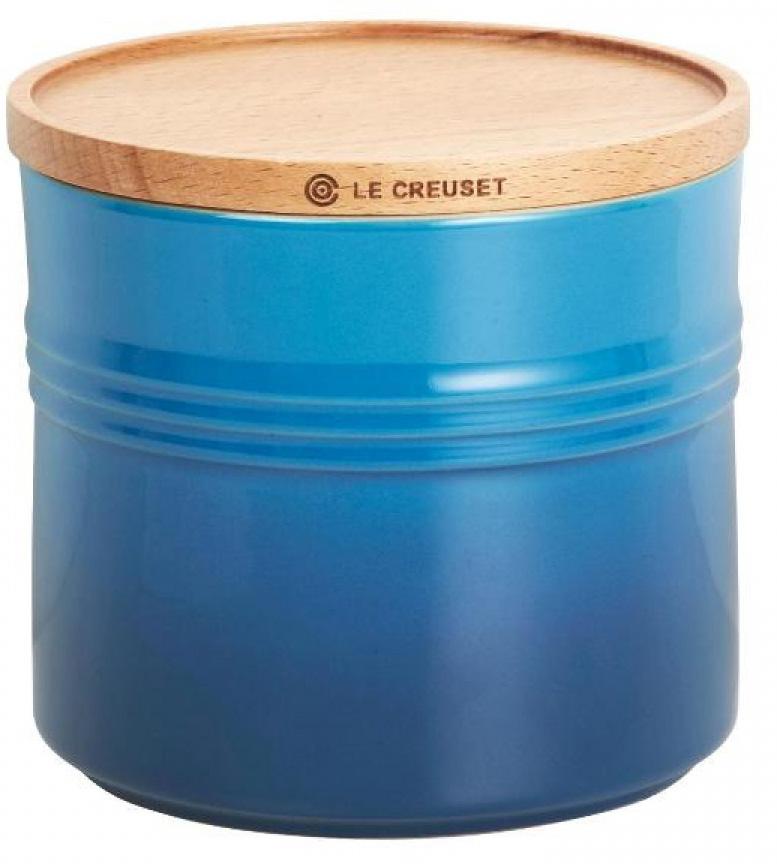 

LE CREUSET Банка с деревянной крышкой XL, синий