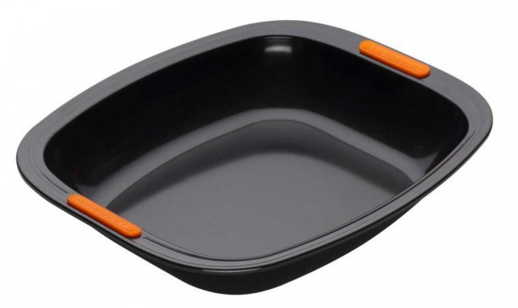 

LE CREUSET Жаровня прямоугольная, алюминий, с антипригарным покрытием, гранитный, Черный