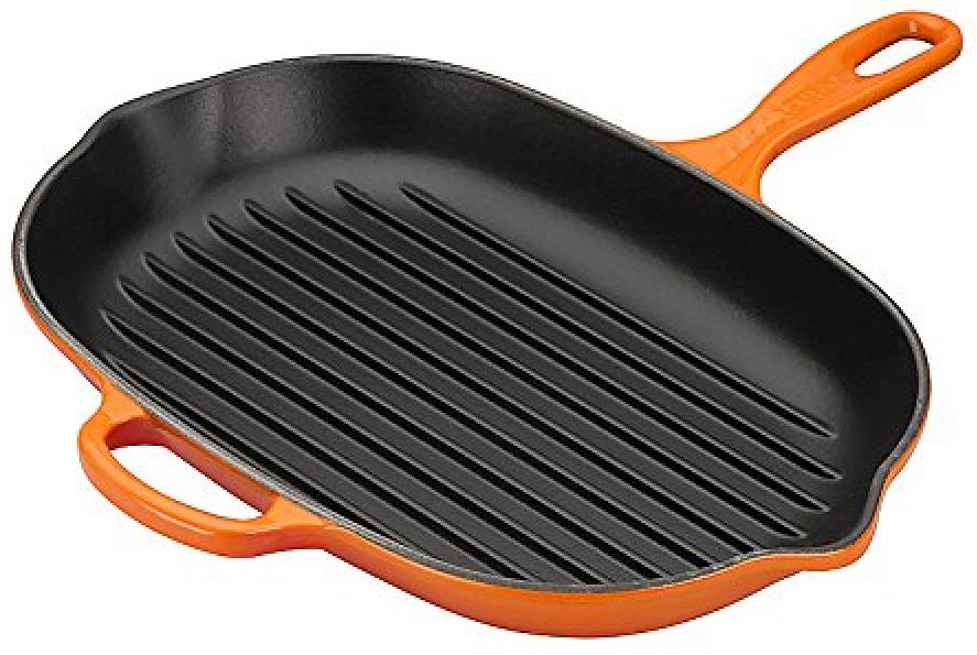 

Le Creuset Овальная сковорода-гриль 32см, Оранжевая лава, Оранжевый