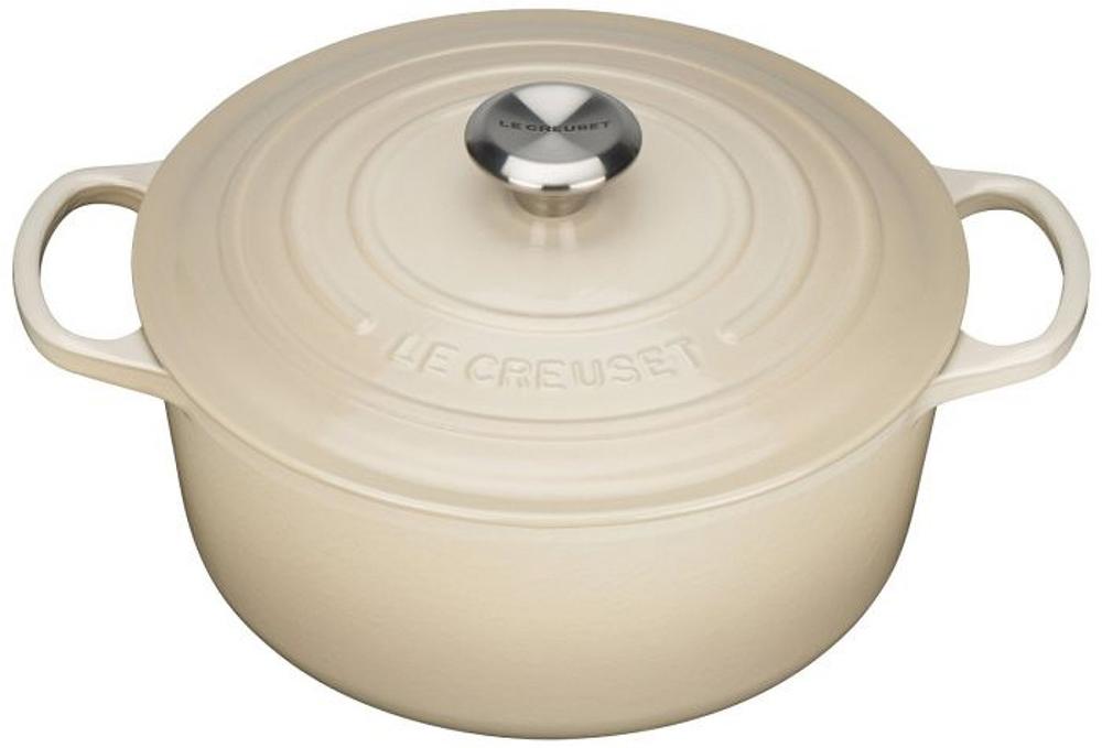 

Le Creuset Кастрюля круглая 18см, Миндаль, Кремовый