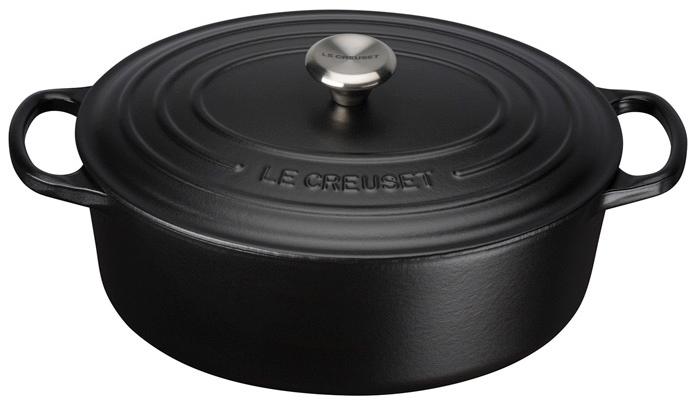 

Le Creuset Кастрюля овальная 27см, Черный матовый