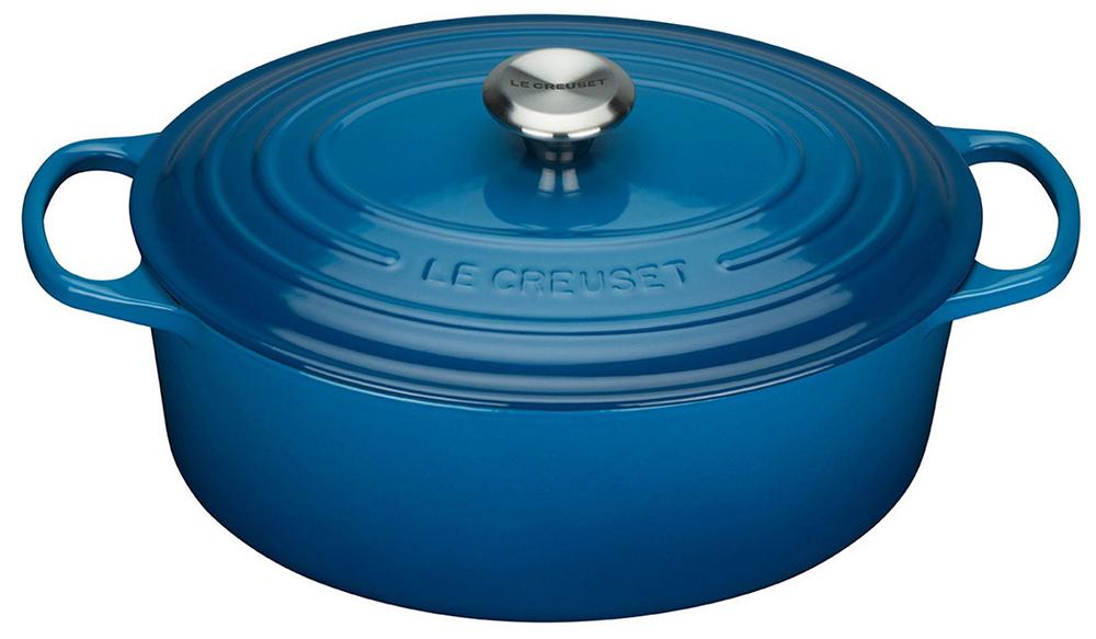 

Le Creuset Кастрюля овальная 27см, Марсель, Синий