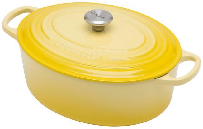 

Le Creuset Кастрюля овальная 31см, Желтый