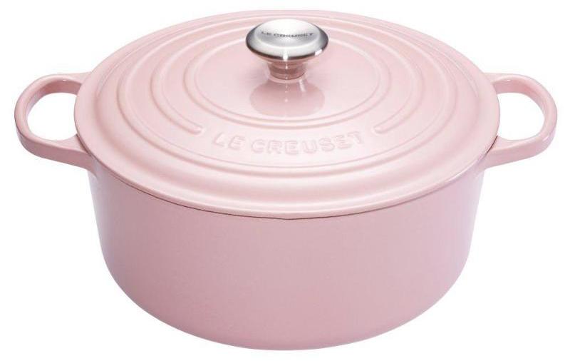 

Le Creuset Кастрюля круглая 24см, Розовый шифон