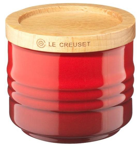 

Le Creuset Сахарница с деревянной крышкой Вишня, Красный