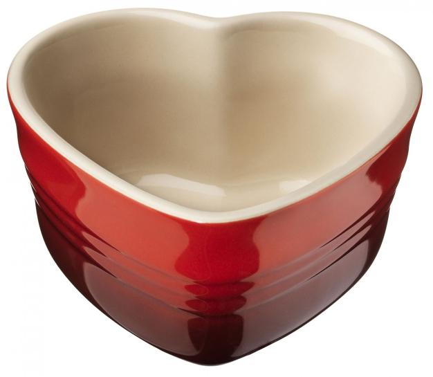 

Le Creuset Кокотница "Сердце" 0.28л Вишня, Красный