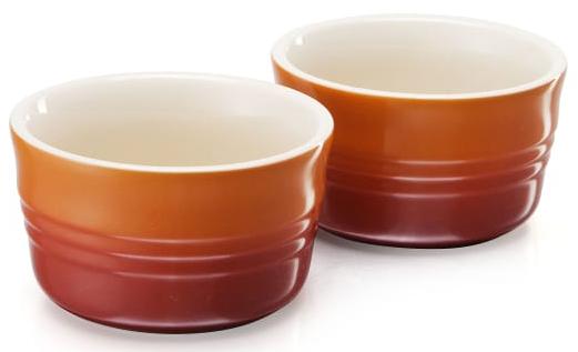 

Le Creuset Набор рамекинов х2 шт Оранжевая лава, Оранжевый