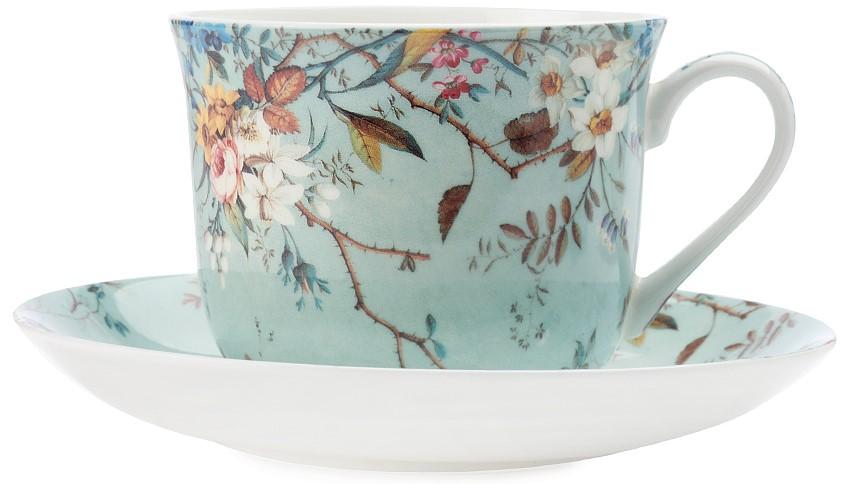 

Maxwell & Williams Луг Чашка с блюдцем большая, в подарочной упаковке, Голубой