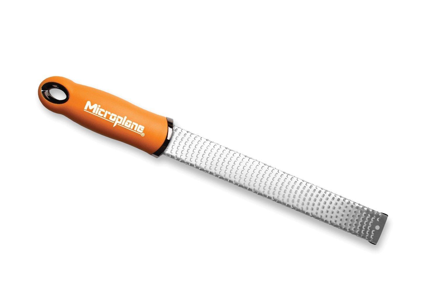 

Microplane, Терка Premium Classic для сыра и цитрусовых оранжевая, Оранжевый