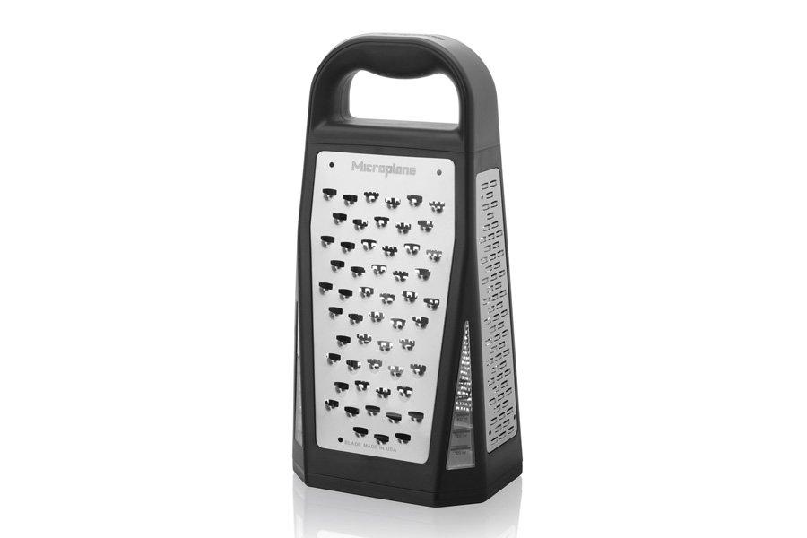 

Microplane, Терка Specialty четырехсторонняя c защитным чехлом и мерным контейнером, Черный