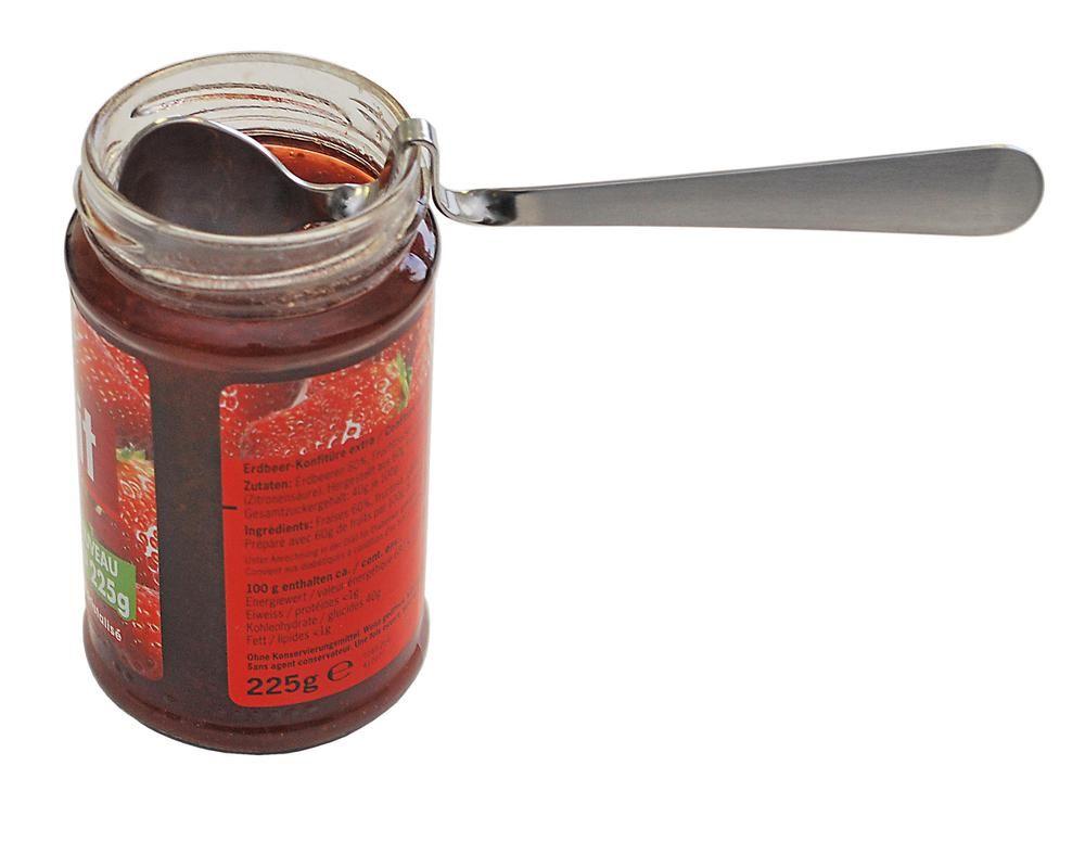 

MoHA Ложка для варенья и мёда JAM&HONEY с выемкой для горизонтальной фиксации, Сталь