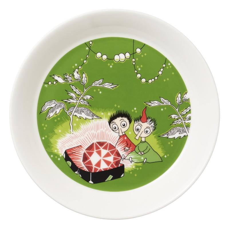 

Moomin Тарелка Тофсла и Вифсла 19см, Зеленый