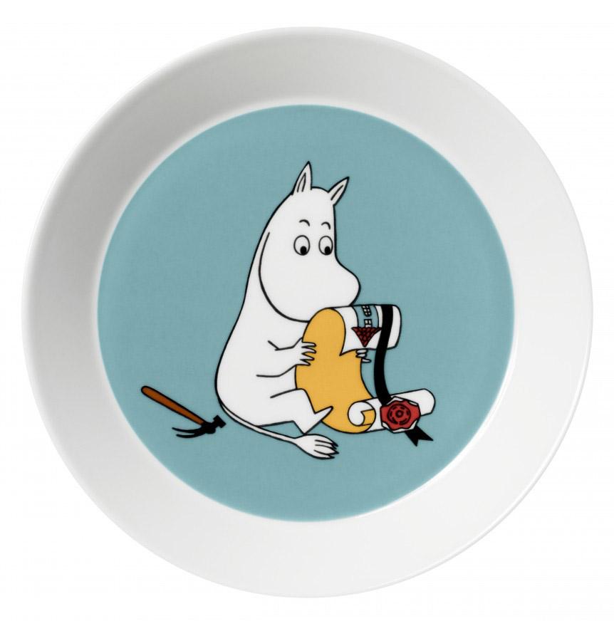 

Moomin Тарелка Муми-Тролль, Бирюзовый