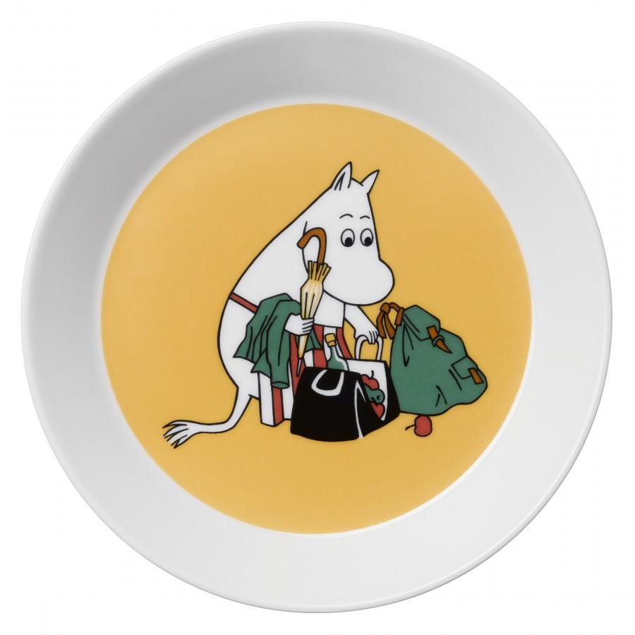 

Moomin Тарелка Муми-мама абрикосовая 19cm, Бежевый
