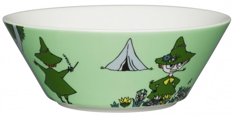 

Moomin Пиала Снусмумрик зеленая 15cm, Зеленый