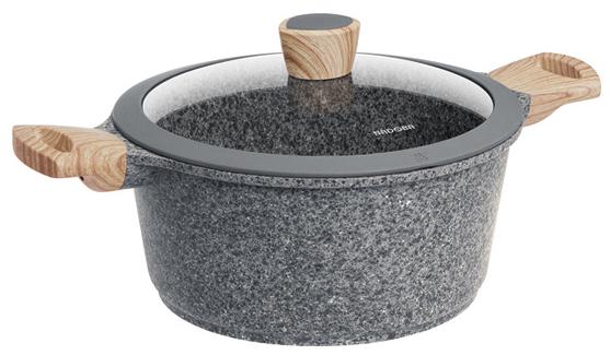 

NADOBA MINERALICA Кастрюля с антипригарным покрытием, 24 см/4,3 л, Серый