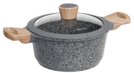 

NADOBA MINERALICA Кастрюля с антипригарным покрытием, 20 см/2,4 л, Серый