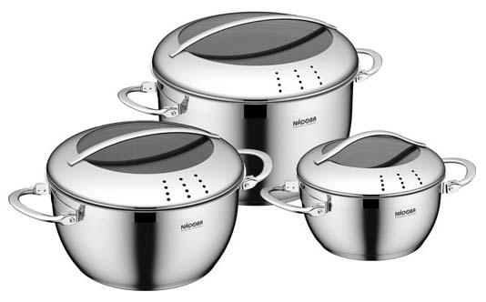 

NADOBA MARUSKA Набор кастрюль со стеклянными крышками, 6 пр