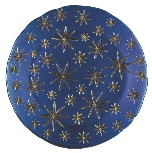 

Nachtmann Golden Stars Charger Plate Blue/Gold, тарелка, Синий