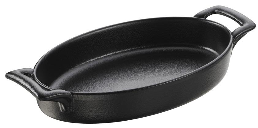 

Revol Belle Cuisine Блюдо овальное 0,35л, 20 х 12,5 х h 3,5 см, Черный