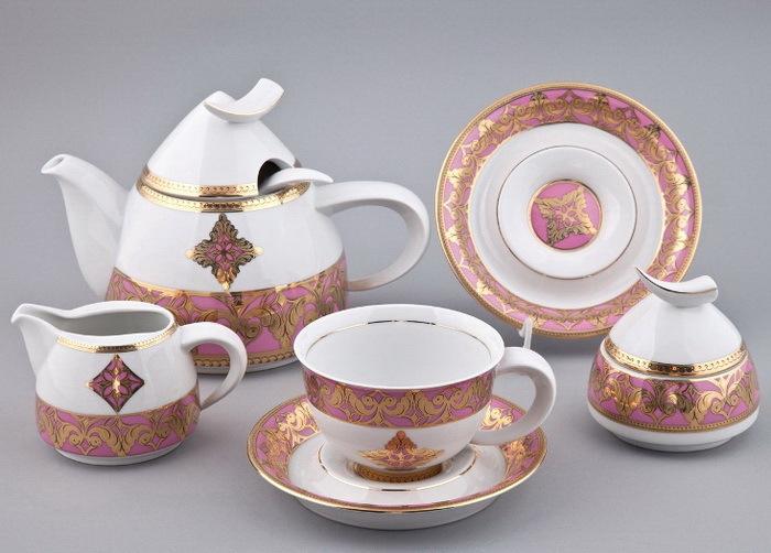 

Rudolf Kampf, Сервиз чайный с чайником 1,20л, В ПОДАРОЧНОЙ КОРОБКЕ