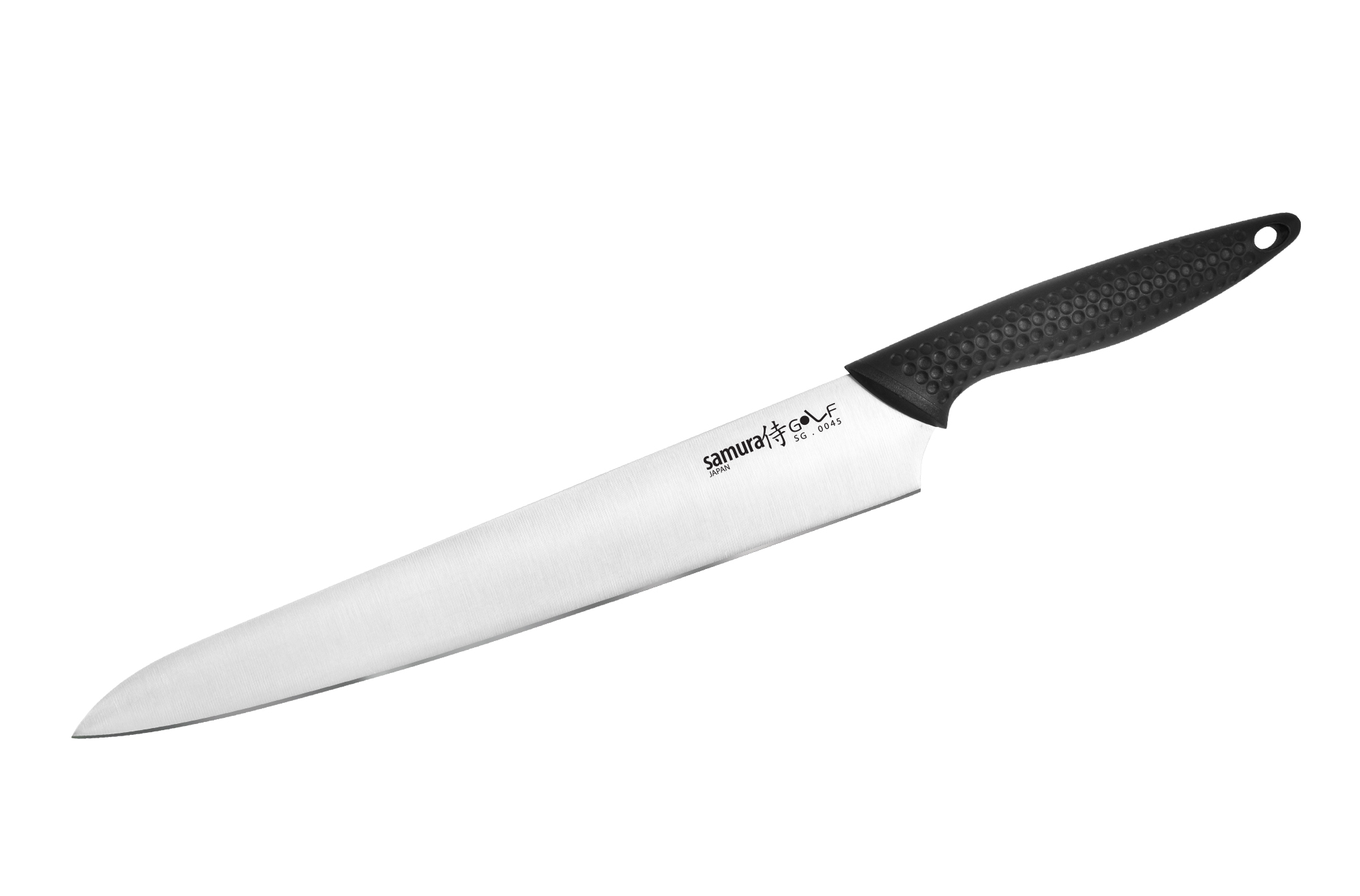 

Samura SG-0045/A Нож кухонный "Samura GOLF" для нарезки 251 мм, AUS-8, Черный