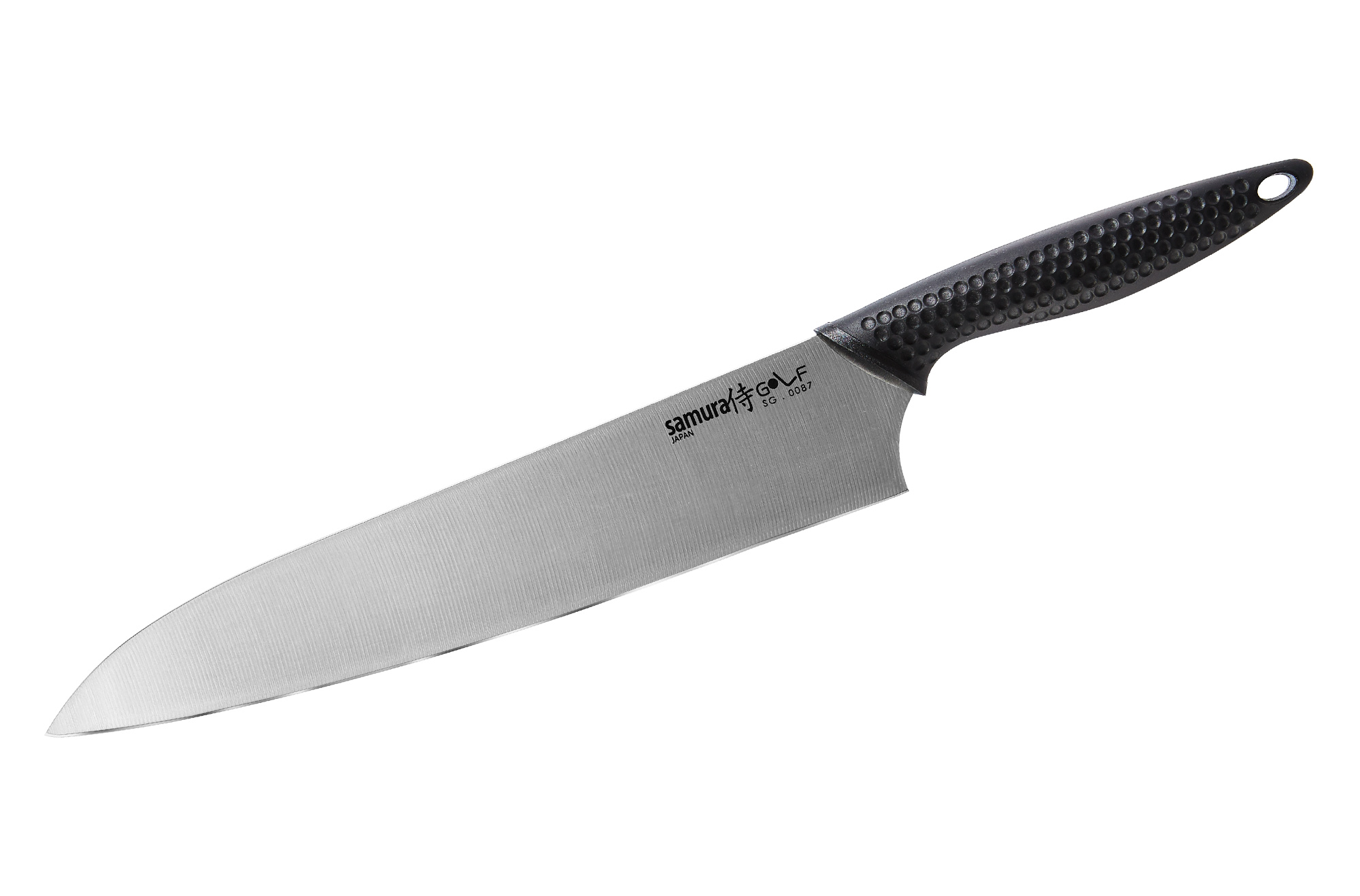 

Samura SG-0087/A Нож кухонный "Samura GOLF" Гранд Шеф 240 мм, AUS-8, Черный