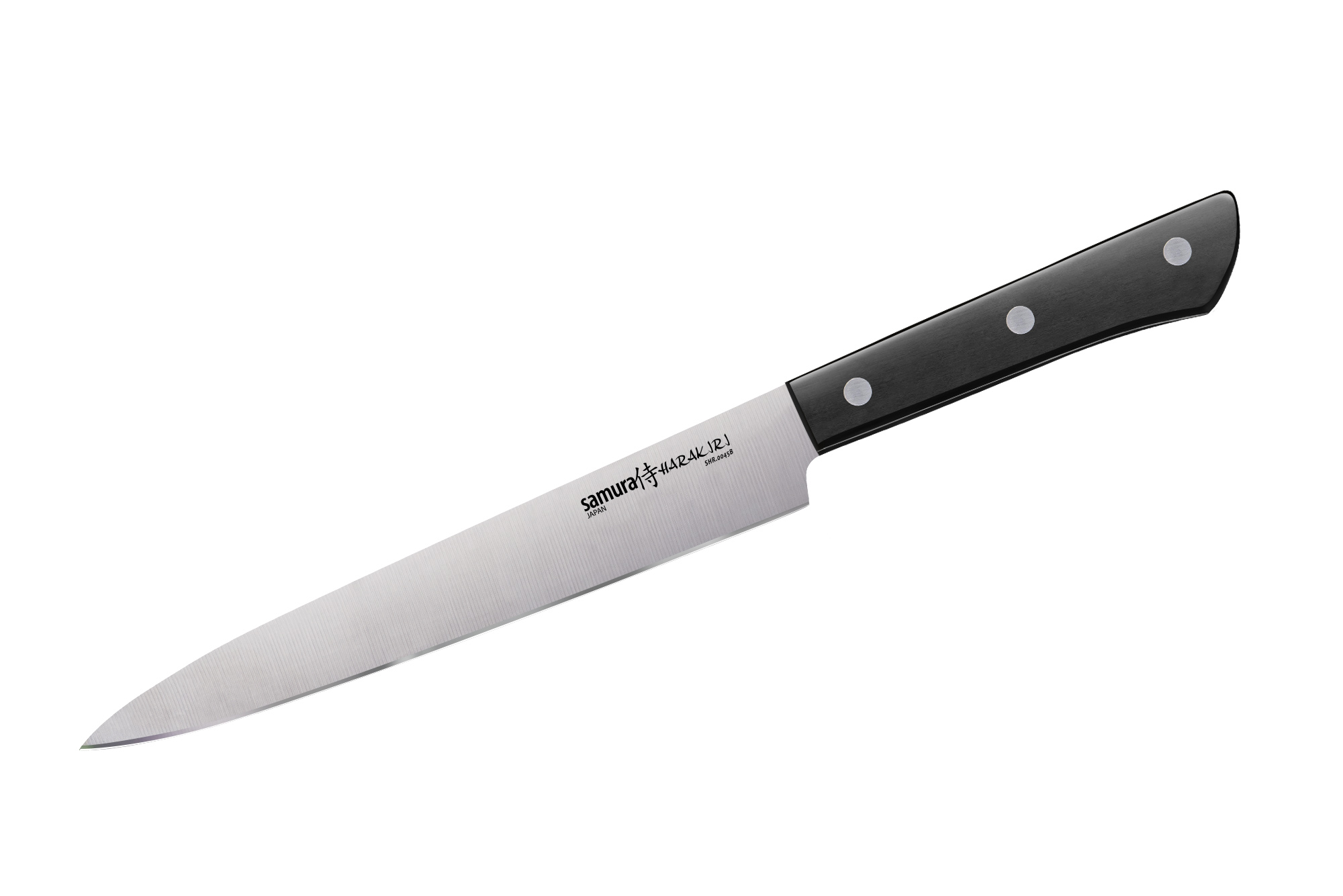

Samura SHR-0045B/A Нож кухонный "Samura HARAKIRI" для нарезки 196 мм, корроз.-стойкая сталь, ABS пластик, Черный
