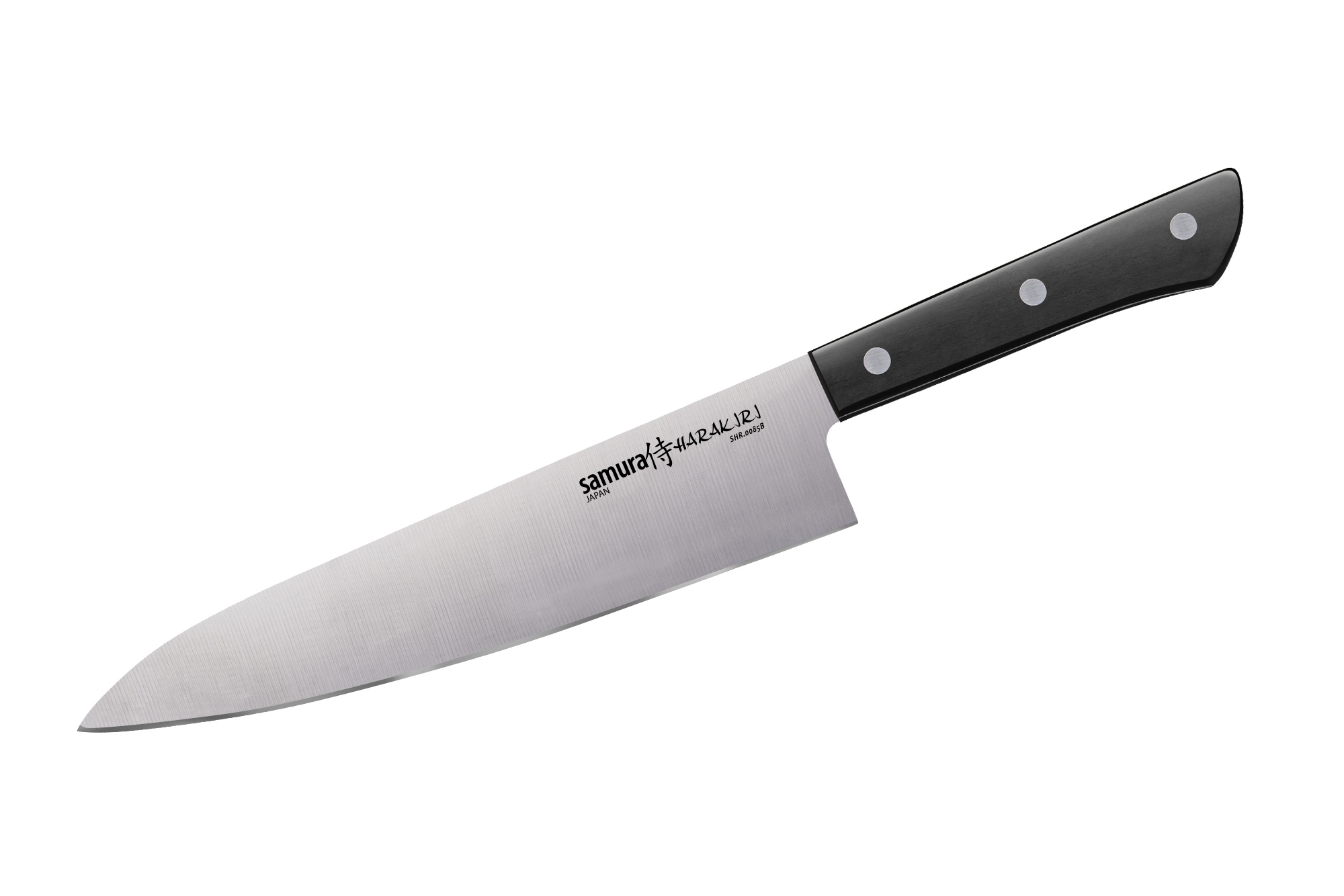 

Samura SHR-0085B/A Нож кухонный "Samura HARAKIRI" Шеф 208 мм, корроз.-стойкая сталь, ABS пластик, Черный