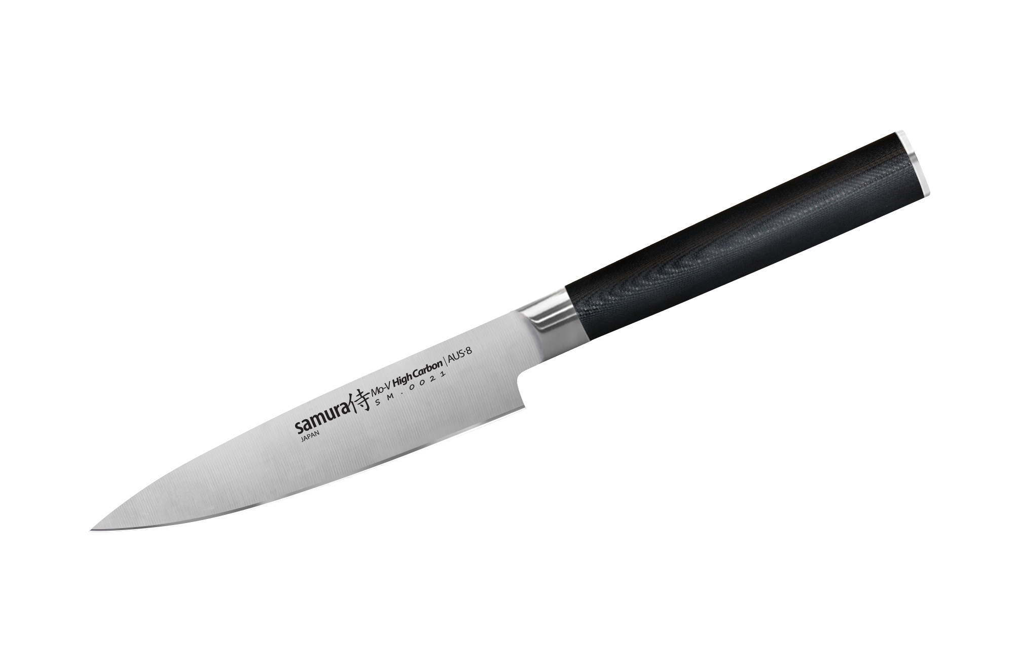 

Samura SM-0021/K Нож кухонный "Samura Mo-V" универсальный 125 мм, G-10, Черный