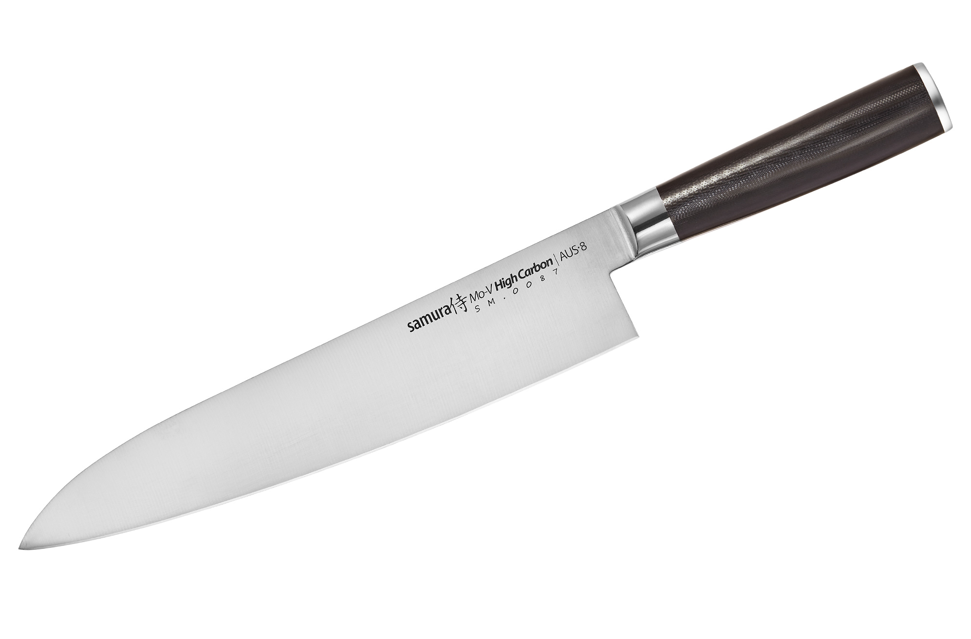 

Samura SM-0087/K Нож кухонный "Samura Mo-V" Гранд Шеф 240 мм, G-10