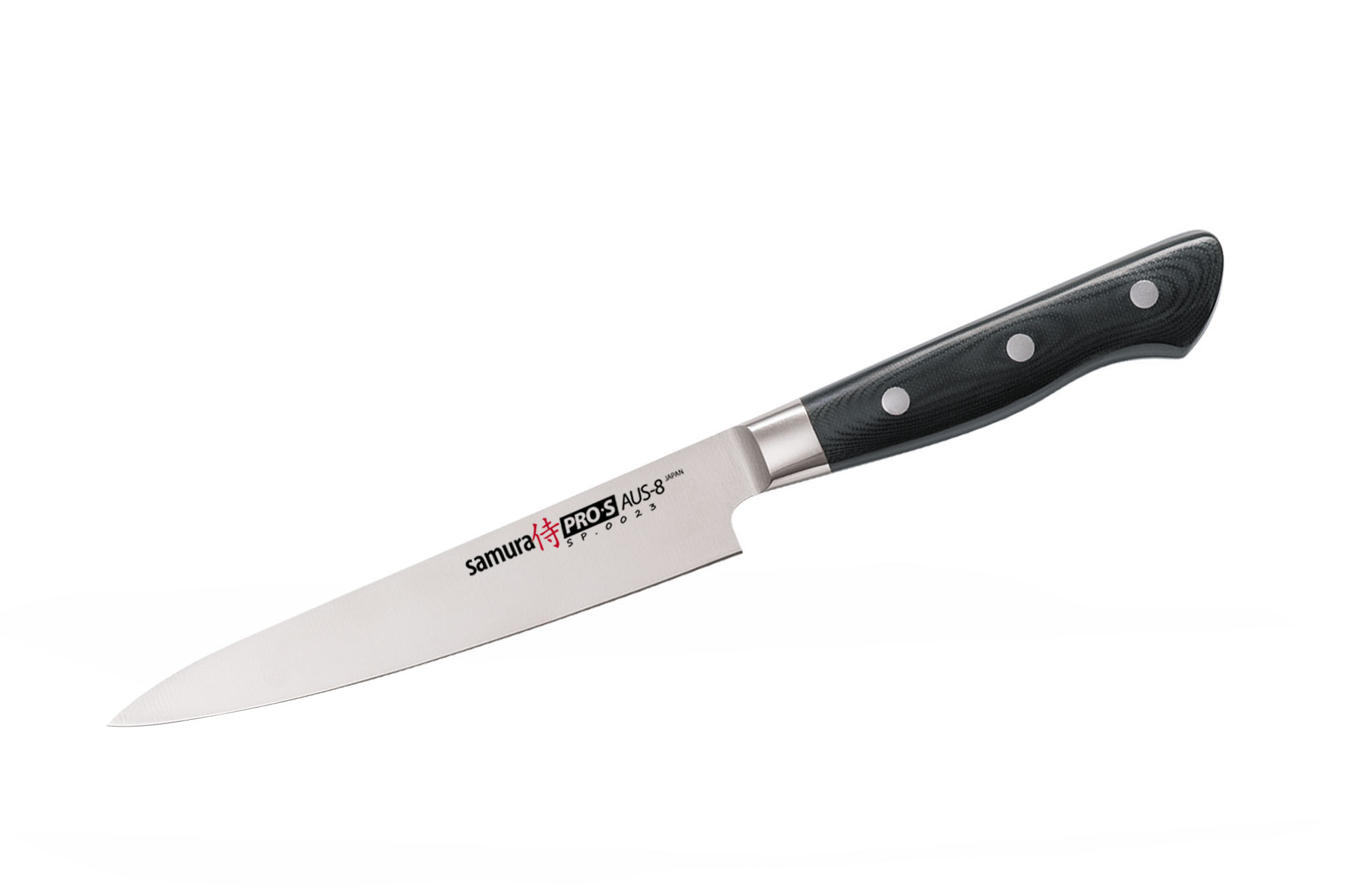 

Samura SP-0023/K Нож кухонный "Samura Pro-S" универсальный 145 мм, G-10, Черный