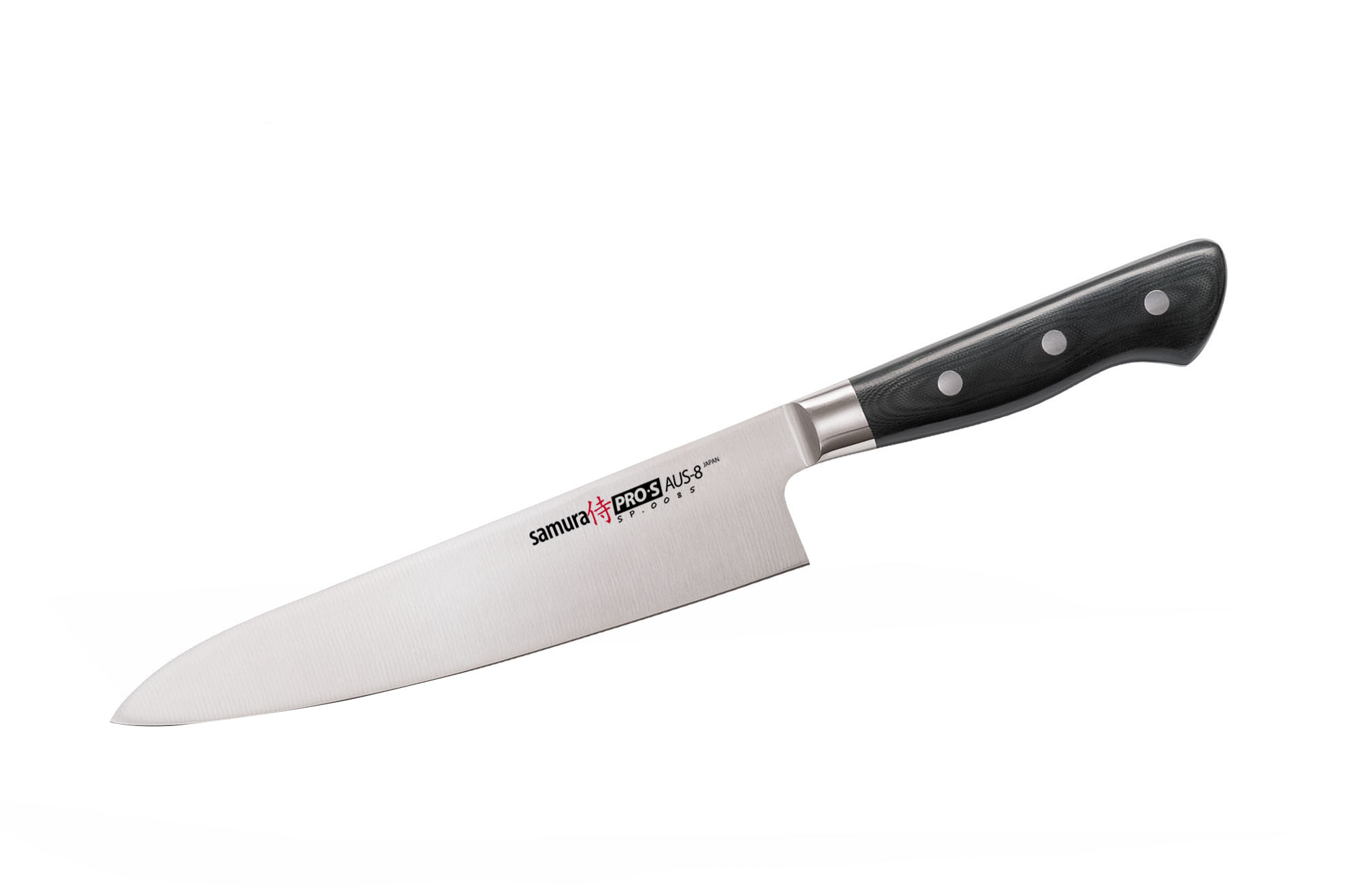 

Samura SP-0085/K Нож кухонный "Samura Pro-S" Шеф 200 мм, G-10, Черный