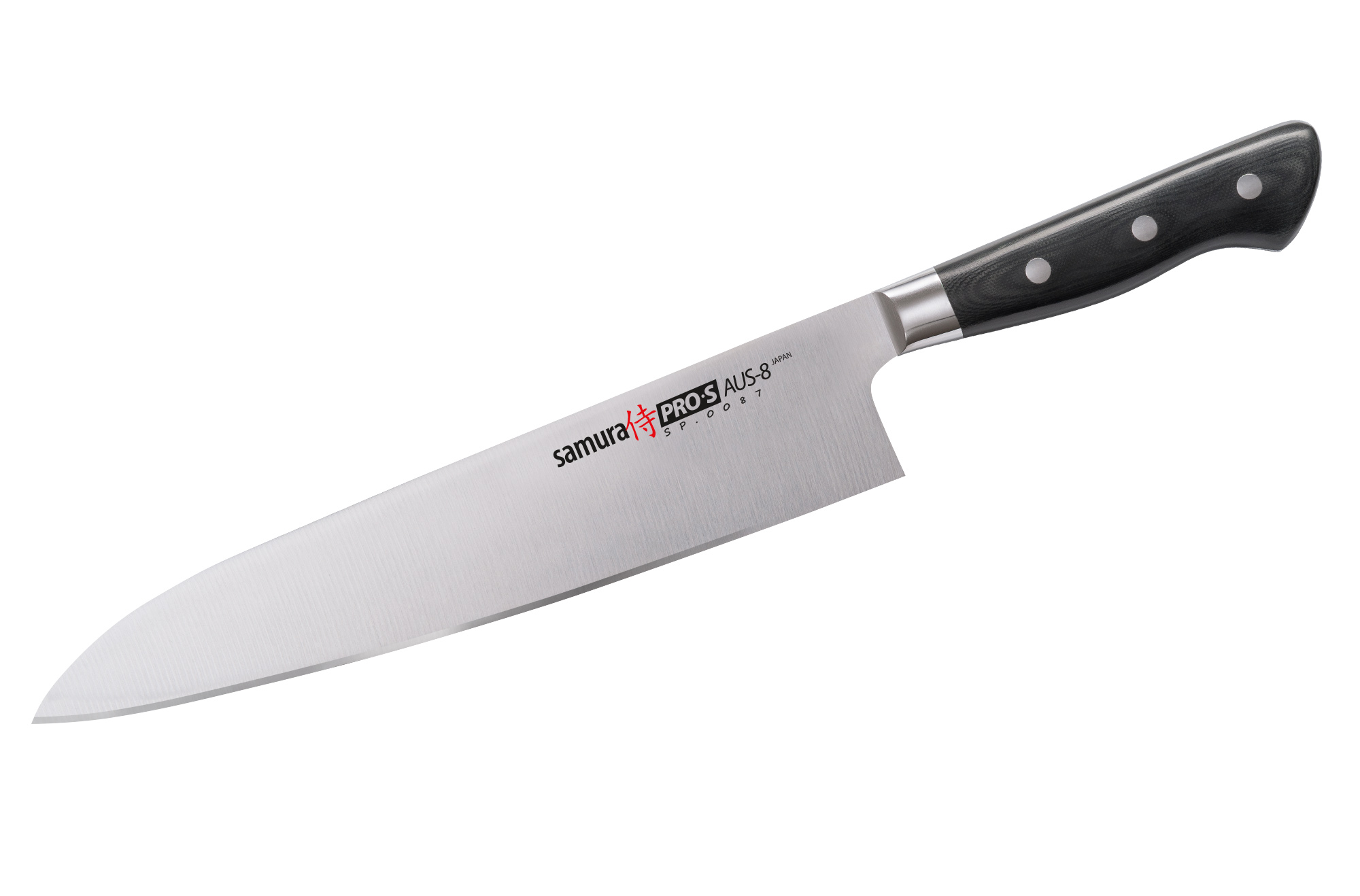 

Samura SP-0087/K Нож кухонный "Samura Pro-S" Гранд Шеф 240 мм, G-10, Черный