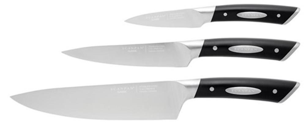 

SCANPAN Classic Набор ножей 3 предмета, Черный