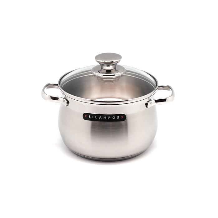 

Silampos Гл.кастрюля 3,1 л (18см) РОЯЛ 633123VY6618, Сталь