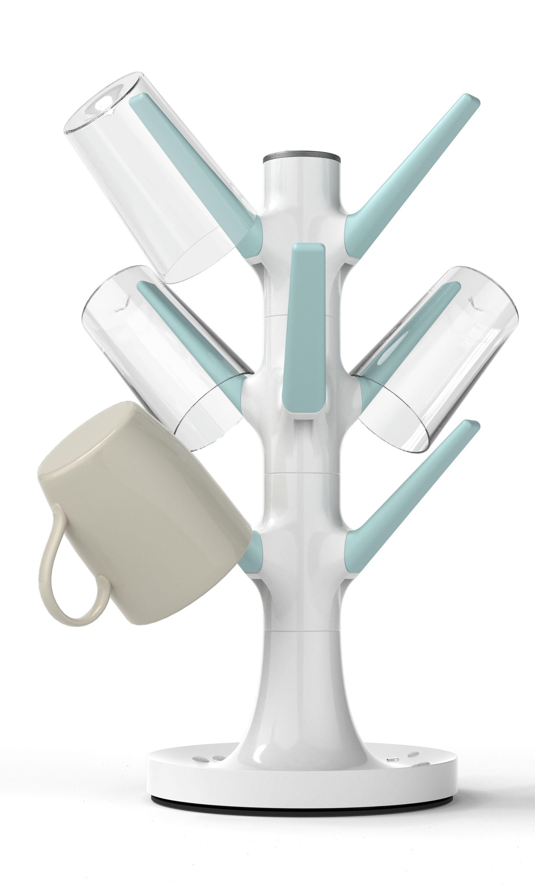 

Silicone Zone Сушилка для стаканов Cup Tree, цвет бело-голубой
