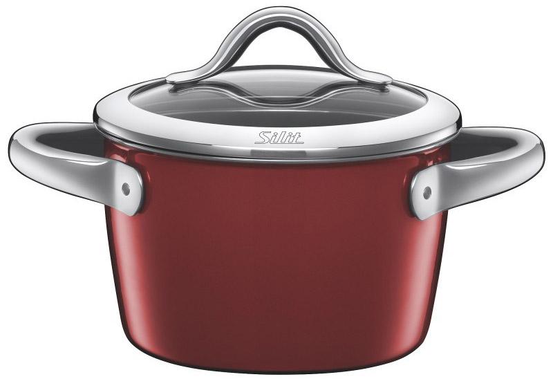 

Silit Rosso Кастрюля высокая 16 см, Бордовый