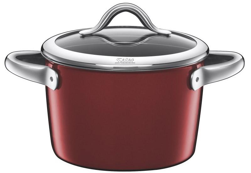 

Silit Rosso Кастрюля высокая 18 см, Бордовый