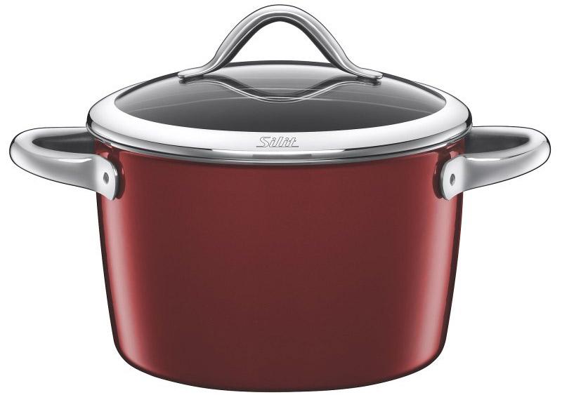 

Silit Rosso Кастрюля высокая 22 см, Бордовый