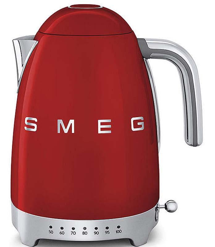 

Smeg Чайник электрический с регулируемой температурой, красный