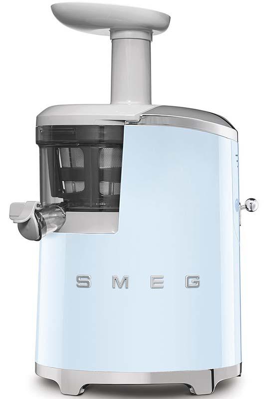 

Smeg Соковыжималка шнековая, голубой