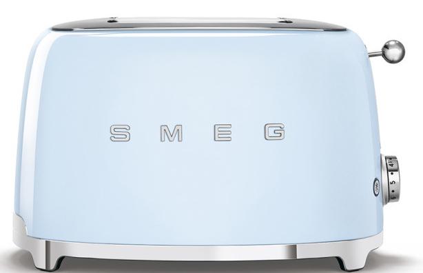 

Smeg Тостер на 4 ломтика TSF03PBEU, голубой