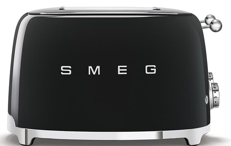 

Smeg Тостер на 4 ломтика TSF03BLEU, черный
