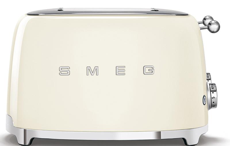 

Smeg Тостер на 4 ломтика TSF03CREU, кремовый