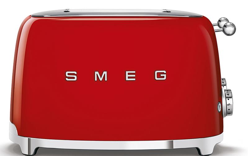 

Smeg Тостер на 4 ломтика TSF03RDEU, красный