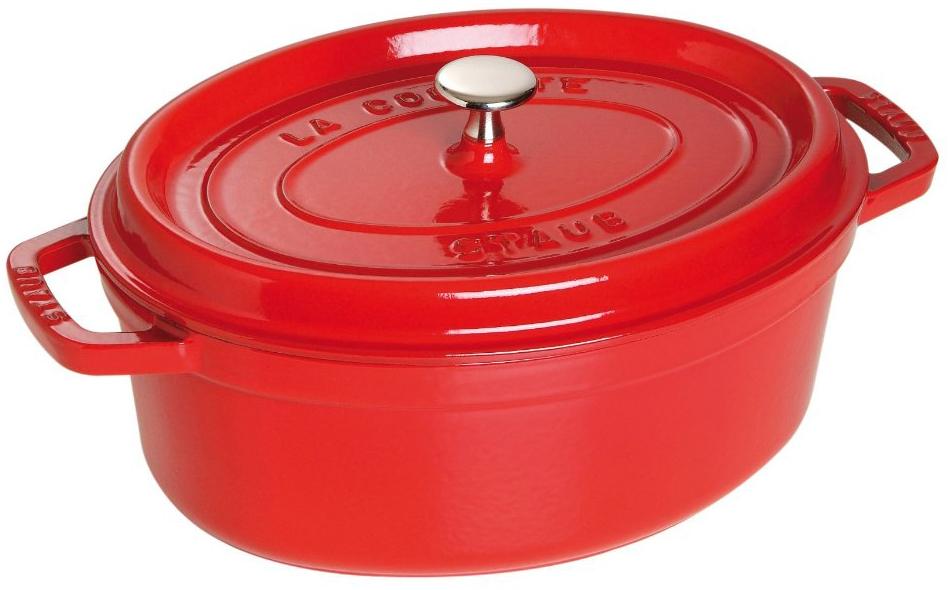 

Staub La Cocotte кокот овальный 3,2 л, вишневый, Красный