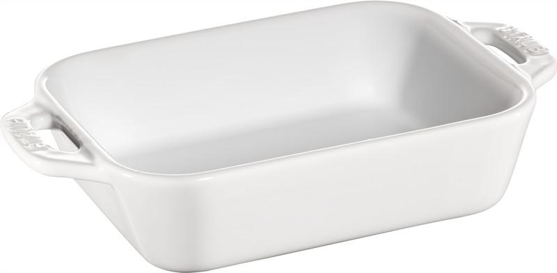 

Staub Ceramic ex China форма прямоугольная 34х24 см, белая, Белый