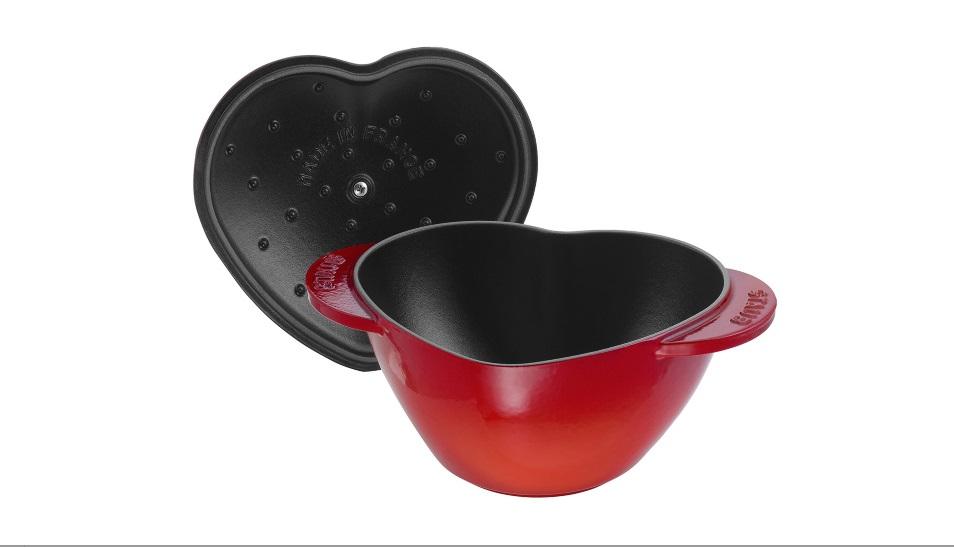 

Staub Кокот "Сердце" 20 см,1.75 л La Cocotte вишневый, Красный